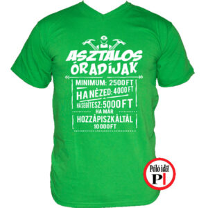 Asztalos Óradíjak Póló