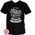 asztalos póló papa fekete