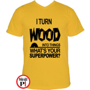 asztalos póló superpower citrom