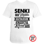 asztalos póló tökéletes fehér