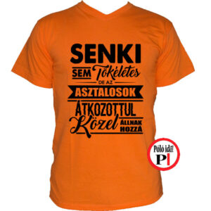 asztalos póló tökéletes narancs