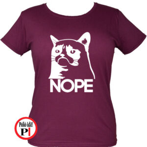 Női Nope Cat Póló