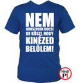edző póló nem kokszolok kék