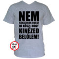 edző póló nem kokszolok szürke