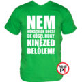 edző póló nem kokszolok zöld