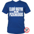 eladó póló nem pszichologus kék