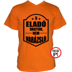 eladó póló nem varázsló narancs