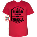 eladó póló nem varázsló piros