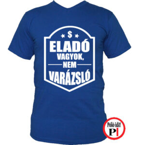 eladó póló nem varázsló kék