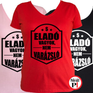 eladó póló nem varázsló női