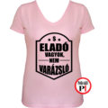 eladó póló nem varázsló női pink