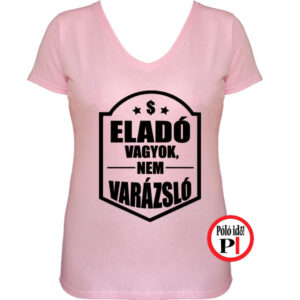 eladó póló nem varázsló női pink