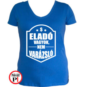 eladó póló nem varázsló női kék