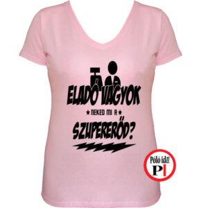 eladó póló szupererő női pink