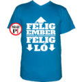 férfi póló félig ember vkék