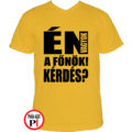 főnök póló kérdés citrom