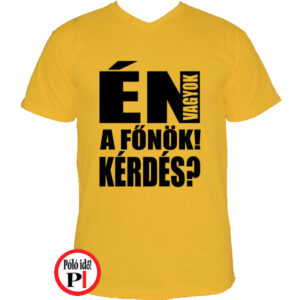 főnök póló kérdés citrom