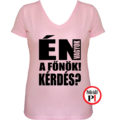 főnök póló kérdés női pink
