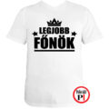 főnök póló legjobb fehér