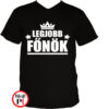 főnök póló legjobb fekete