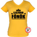 főnök póló legjobb női citrom