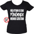 főnök póló otthon női fekete