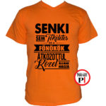 főnök póló tökéletes narancs
