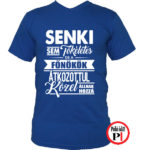 főnök póló tökéletes kék