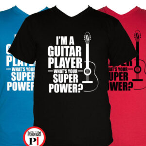 gitáros póló