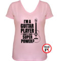 gitáros póló női pink