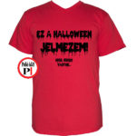 halloween póló piros