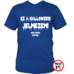 halloween póló kék