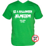 halloween póló zöld