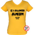 halloween póló női citrom