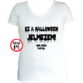 halloween póló női fehér