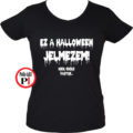 halloween póló női fekete