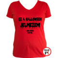 halloween póló női piros
