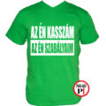 kasszás póló szabály zöld