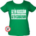 kasszás póló szabály női zöld