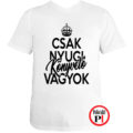 könyvelő póló csak nyugi fehér