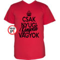 könyvelő póló csak nyugi piros