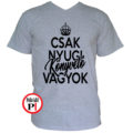 könyvelő póló csak nyugi szürke
