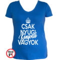 könyvelő póló csak nyugi női kék