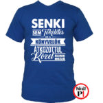 könyvelő póló tökéletes kék