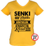 könyvelő póló tökéletes női citrom