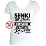 könyvelő póló tökéletes női fehér