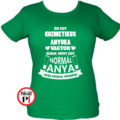 kozmetikus anya póló zöld