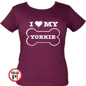 Női I Love My Yorkie Póló