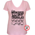 kutya póló tacskó trükk női pink