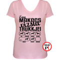 kutya póló vizsla trükk női pink